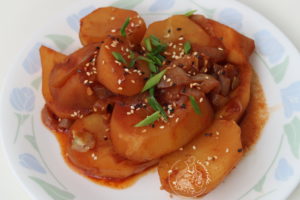 ziemniaki do obiadu duszone po koreańsku