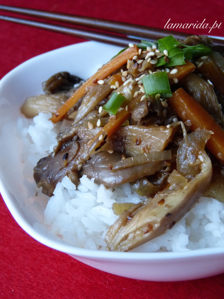 bulgogi z boczniaków