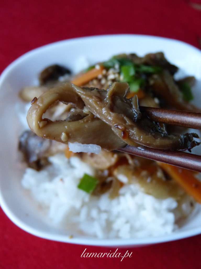 bulgogi z boczniaków