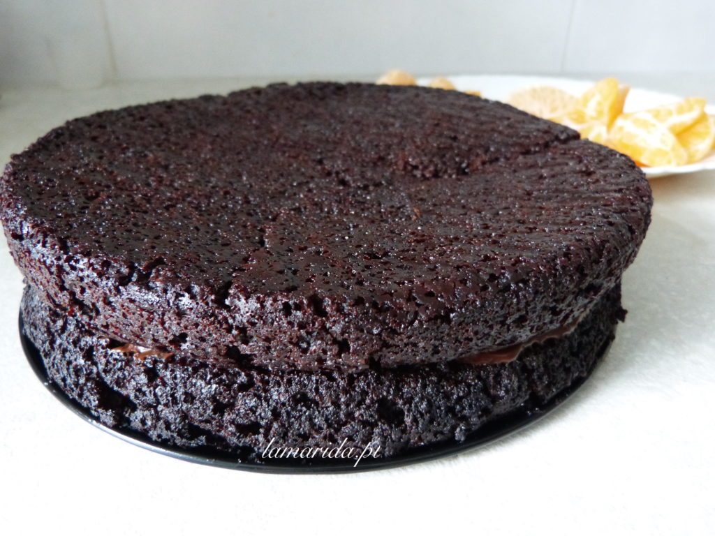 Biszkopty na czekoladowy tort bezglutenowy