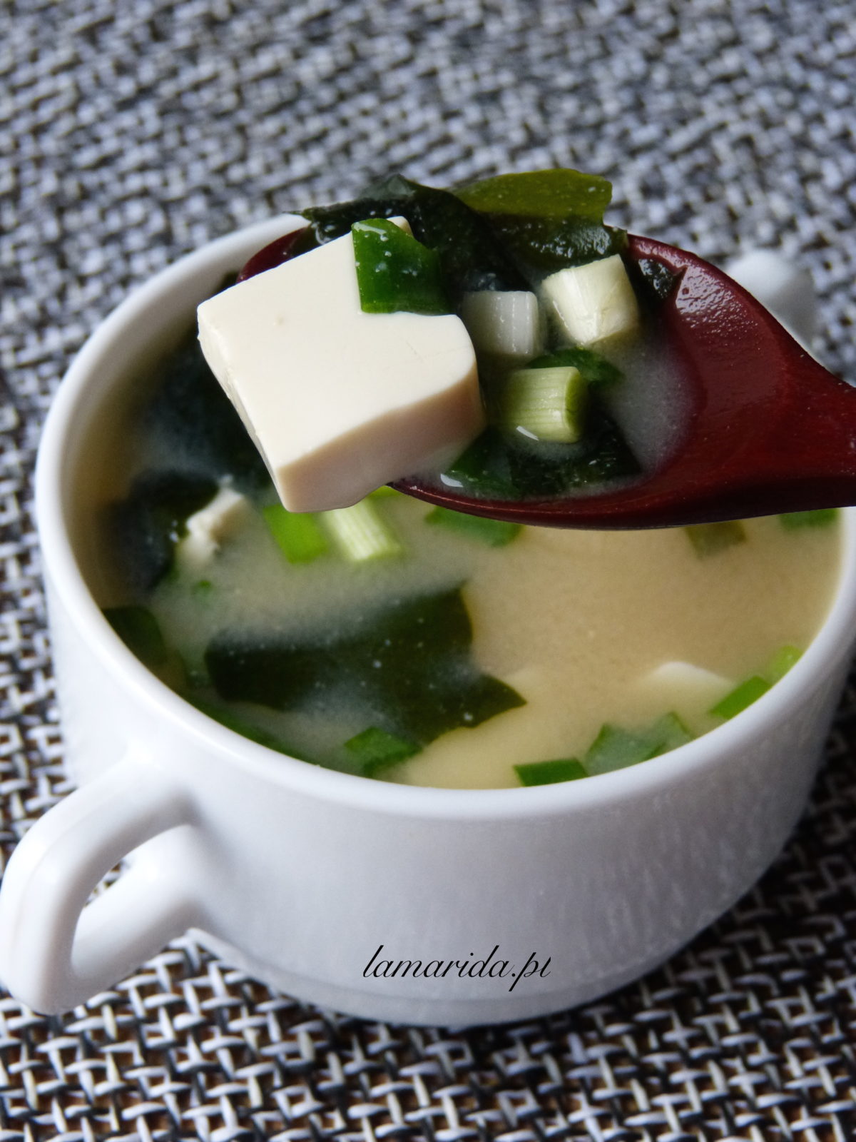 Prosta zupa miso przepis Lamarida.pl