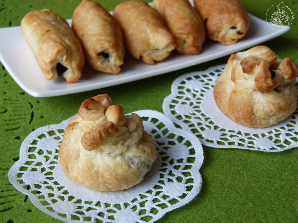 Francuskie paszteciki z pieczarkami 