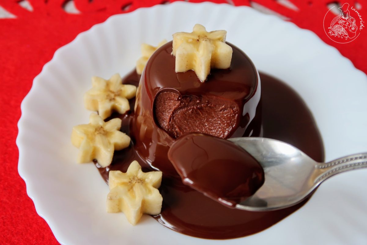Rozpustnie czekoladowy deser – wegańska panna cotta