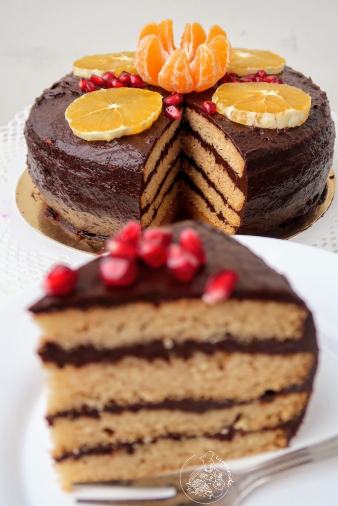 Tort z czekoladowym kremem