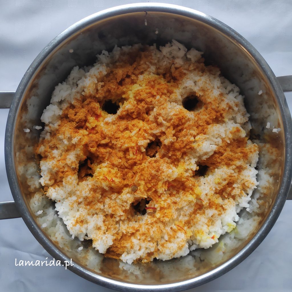 Adas Polo perskie danie z ryżu i soczewicy